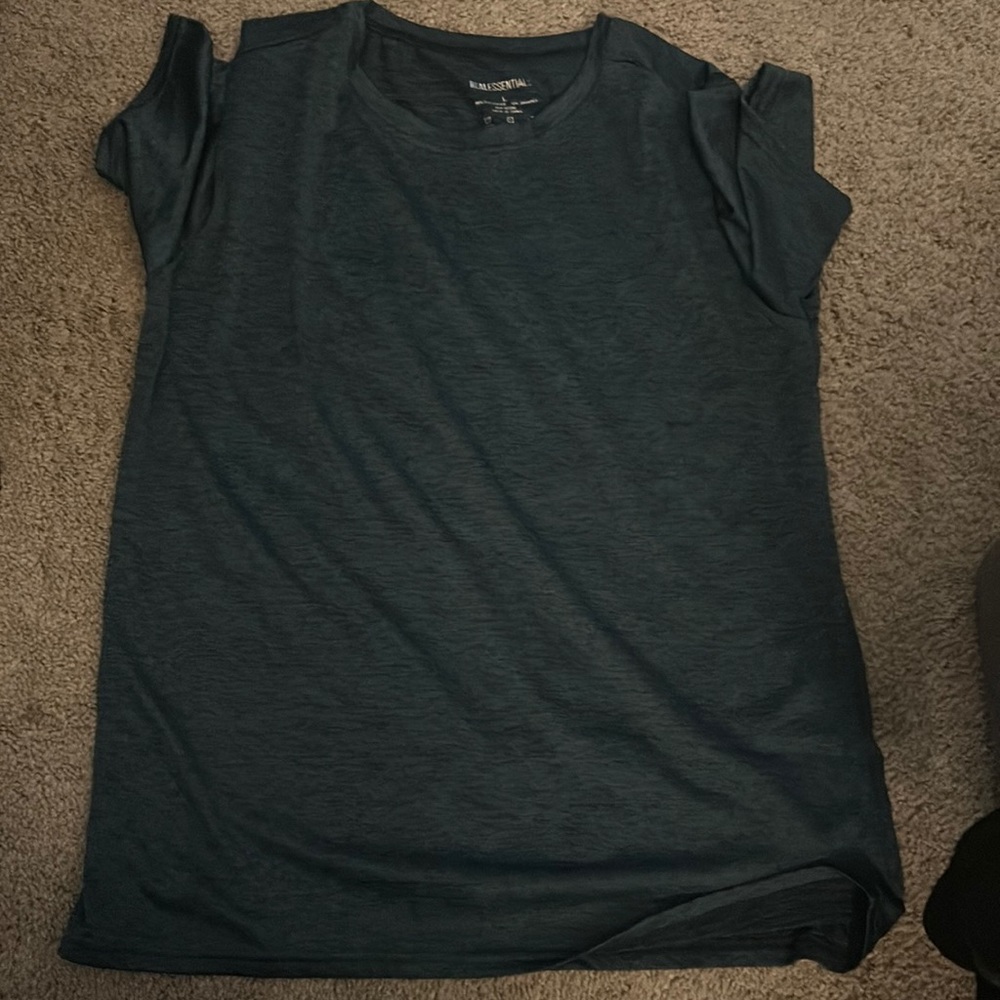 Men’s Dry-Fit Moisture Wicking Active Athletic Performance Crew T-Shirt